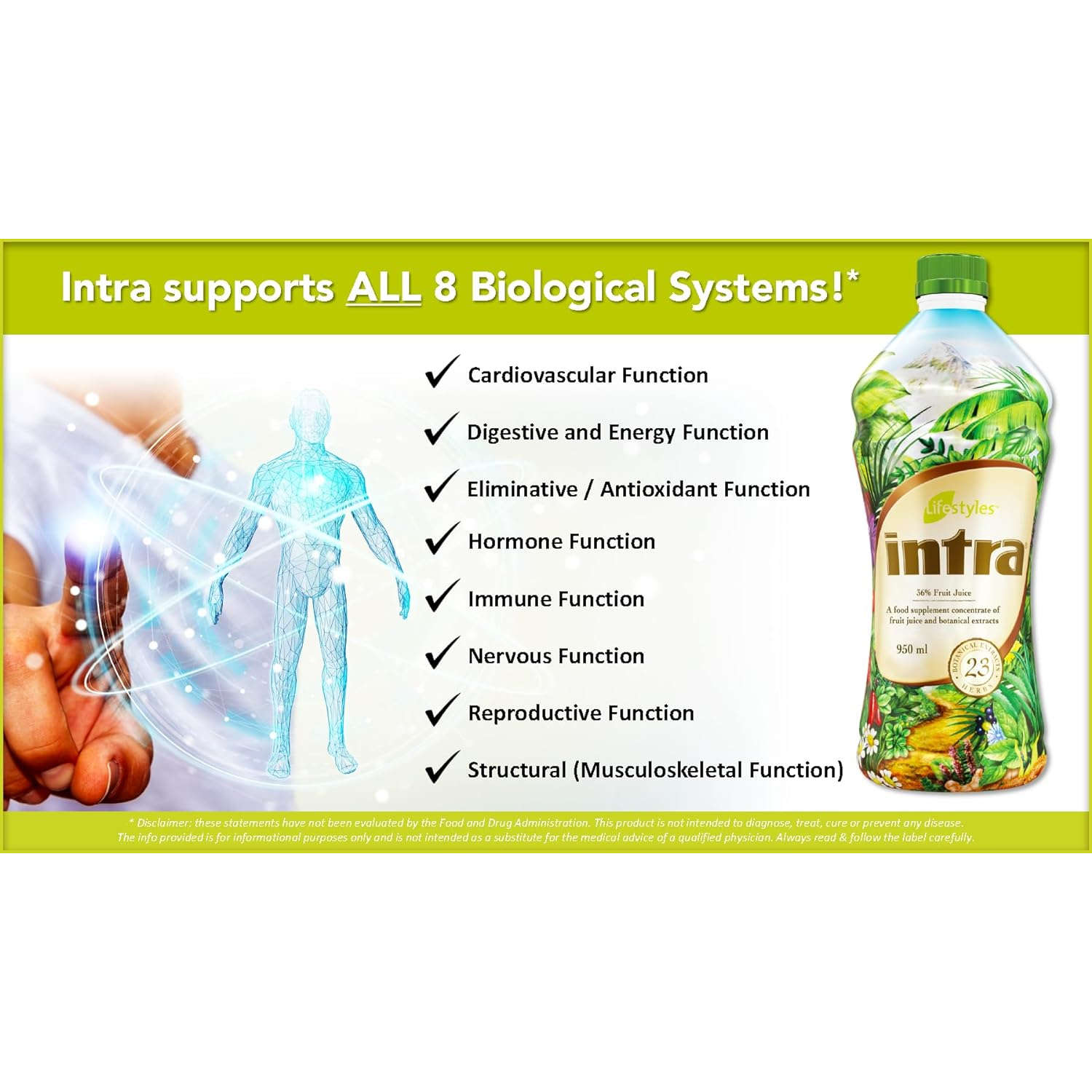 Intra Herbal Juice Drink - Immune Booster and Body Detox