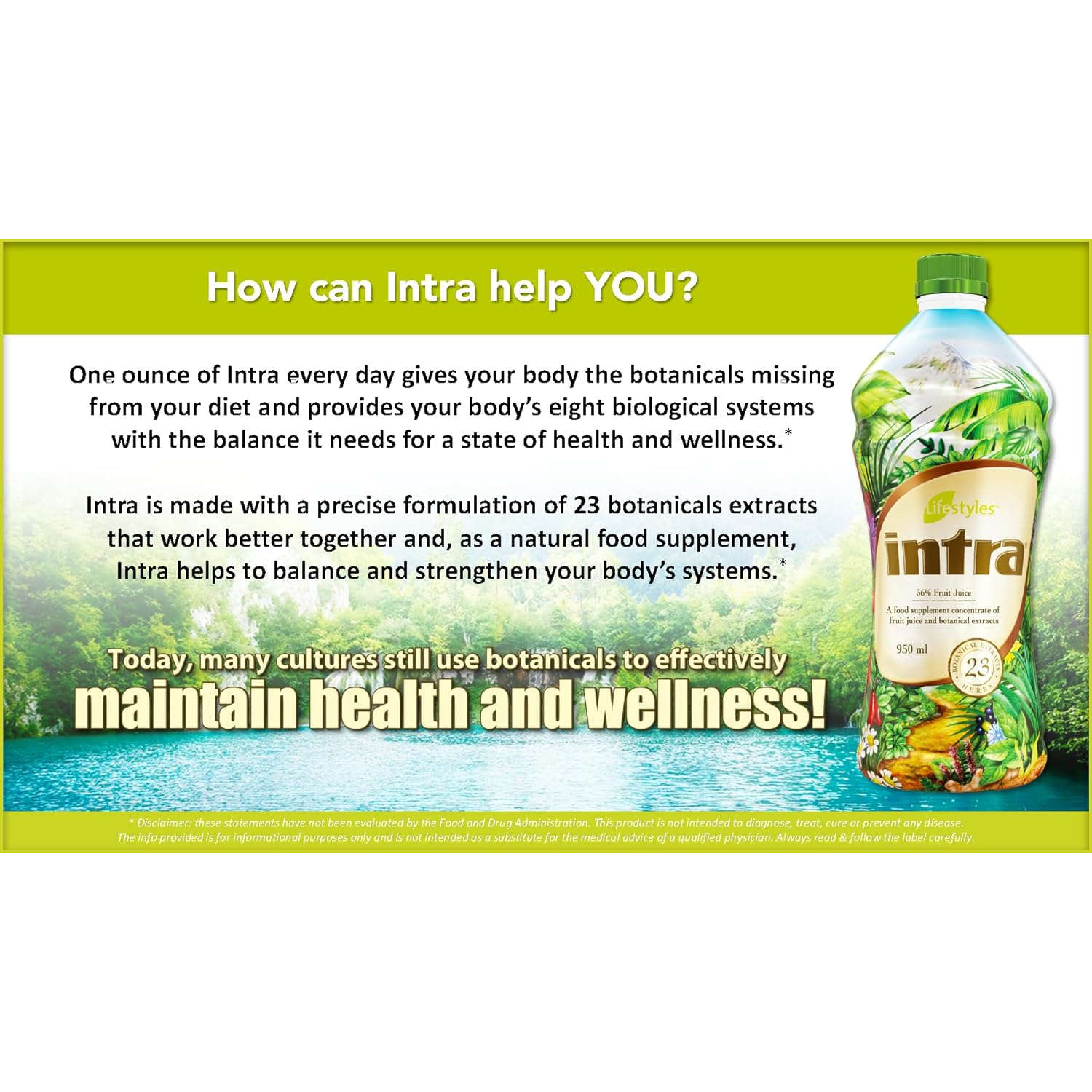 Intra Herbal Juice Drink - Immune Booster and Body Detox