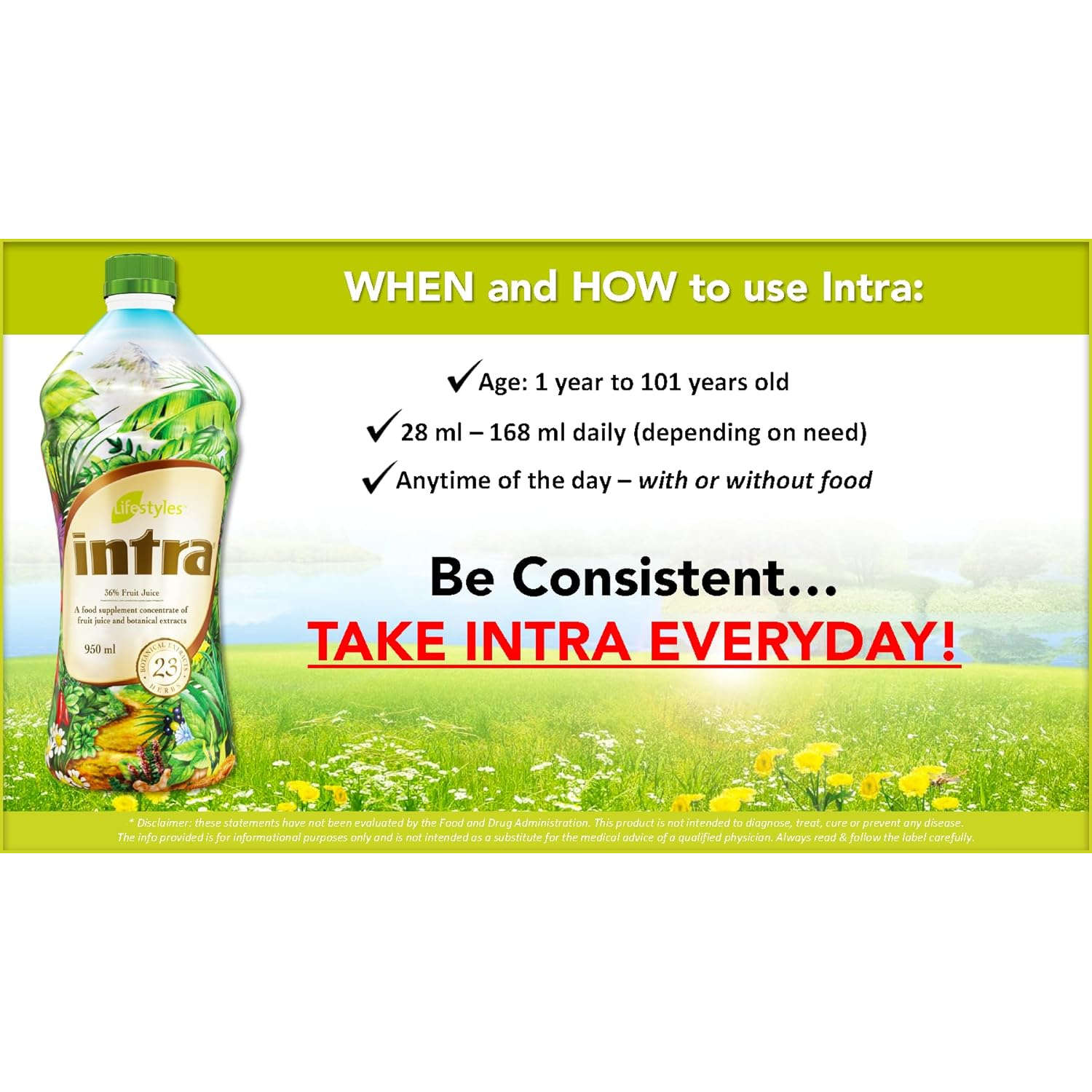 Intra Herbal Juice Drink - Immune Booster and Body Detox