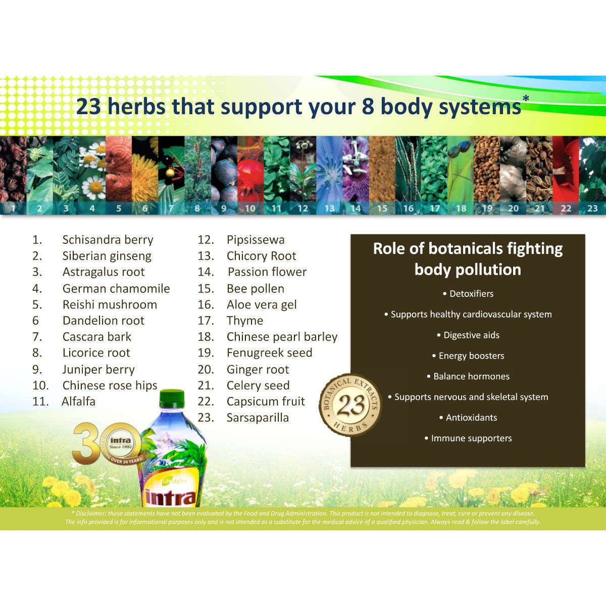 Intra Herbal Juice Drink - Immune Booster and Body Detox