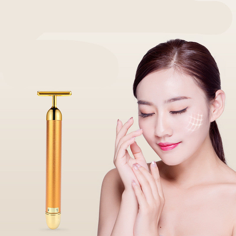 Gold Vibrating Face Lift Bar