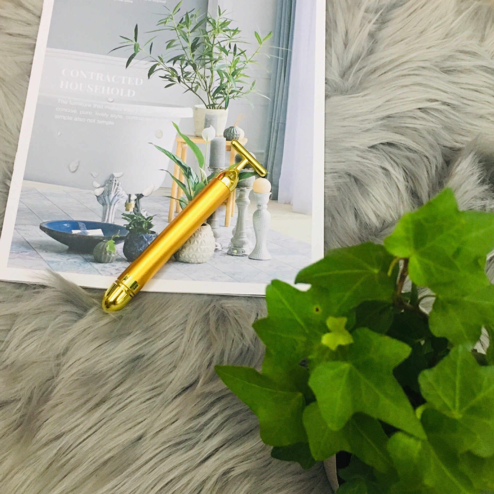 Gold Vibrating Face Lift Bar